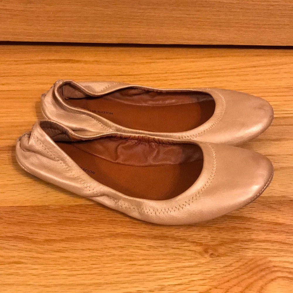 BCBGeneration leather ballet flats